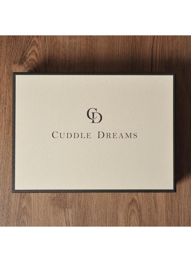 CUDDLE DREAMS Premium Cashmere Throw Blanket with Fringe, Luxuriously Soft (Diamond Ochre)