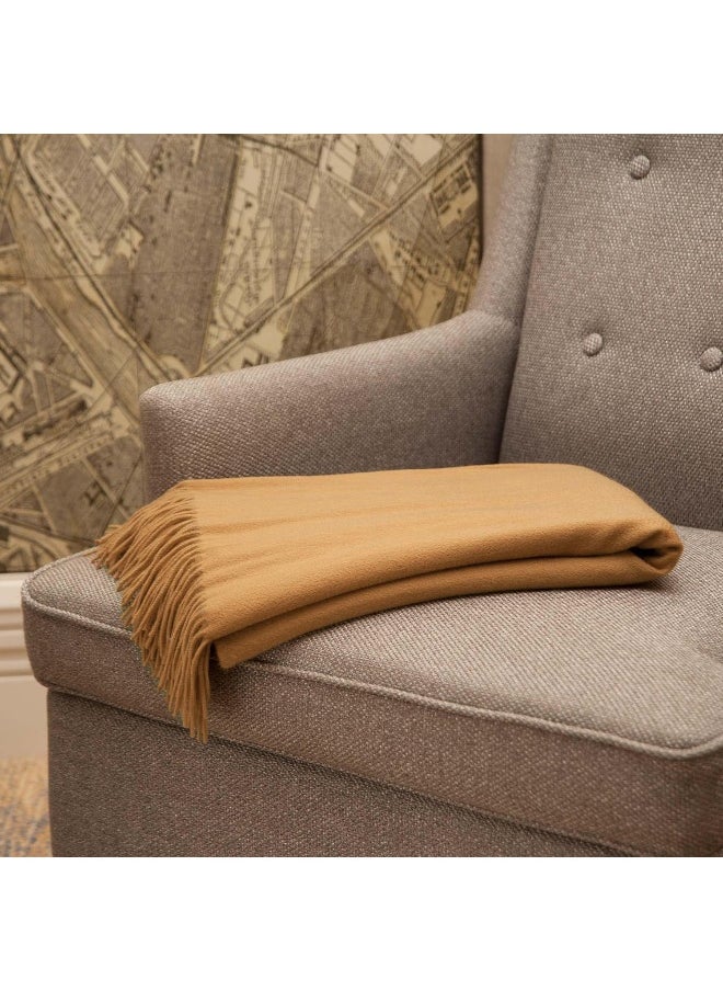 CUDDLE DREAMS Premium Cashmere Throw Blanket with Fringe, Luxuriously Soft 50