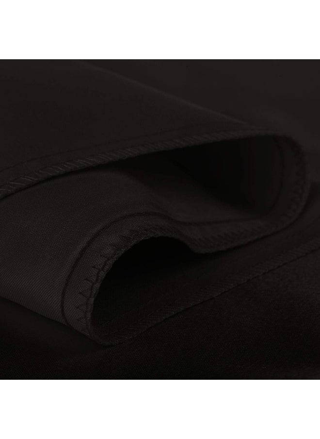 Black Satin Pillowcase for Hair and Skin, Silk Pillowcase Black 2 Pack, Luxury Satin Pillowcases with Zipper Closure, Satin Pillow Case Cover Standard Satin Silk Pillowcase for Hair & Skin