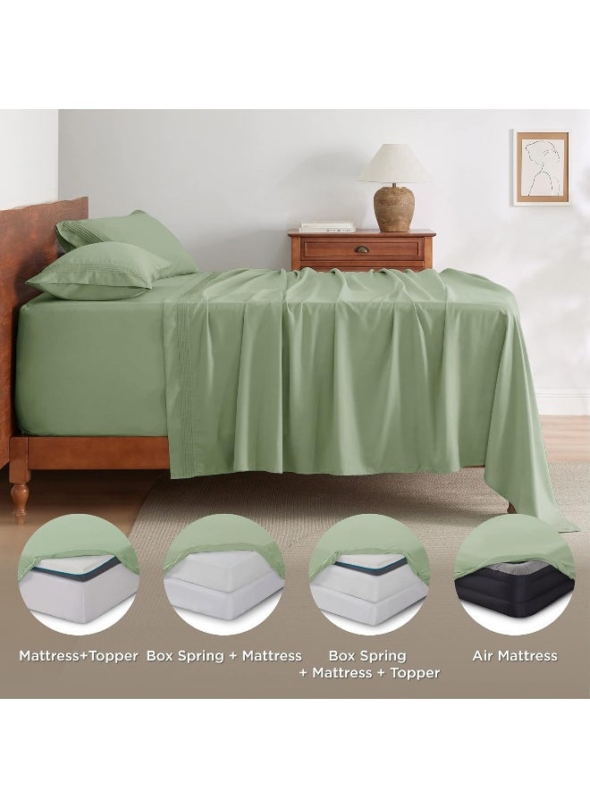 Bedsure Extra Deep Pocket Full Sheets Set