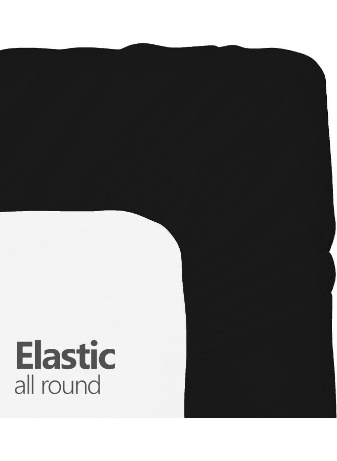 100% Cotton Knit Jersey 3 PC Twin XL Bed Sheet Set