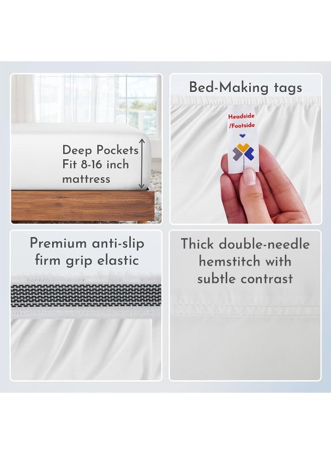 California Design Den Luxury 800 Thread Count King Size Sheets Set
