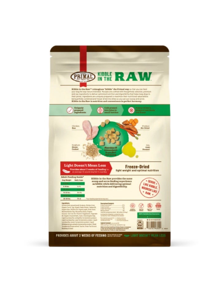 Breed Canine Chicken Kibble In The Raw Complete And Balanced Diet For Dogs 710grams