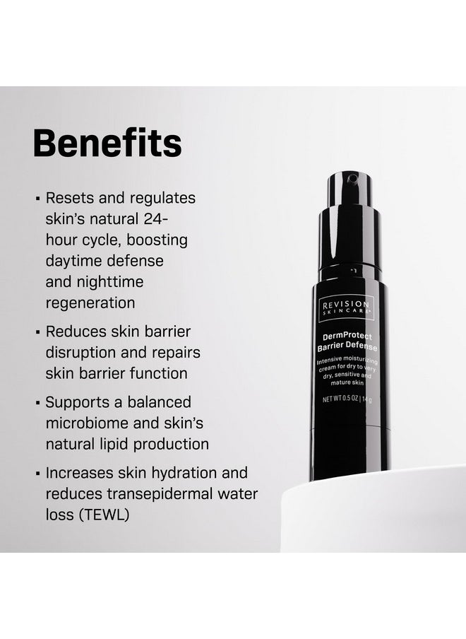 Revision Skincare DermProtect Barrier Defense™, Intensive Moisturizer for Dry, Sensitive, and Mature Skin, Hydrates and Strengthens Skin Barrier