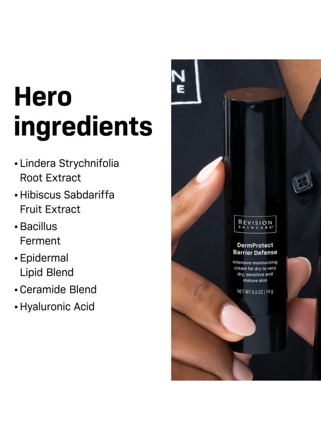 Revision Skincare DermProtect Barrier Defense™, Intensive Moisturizer for Dry, Sensitive, and Mature Skin, Hydrates and Strengthens Skin Barrier