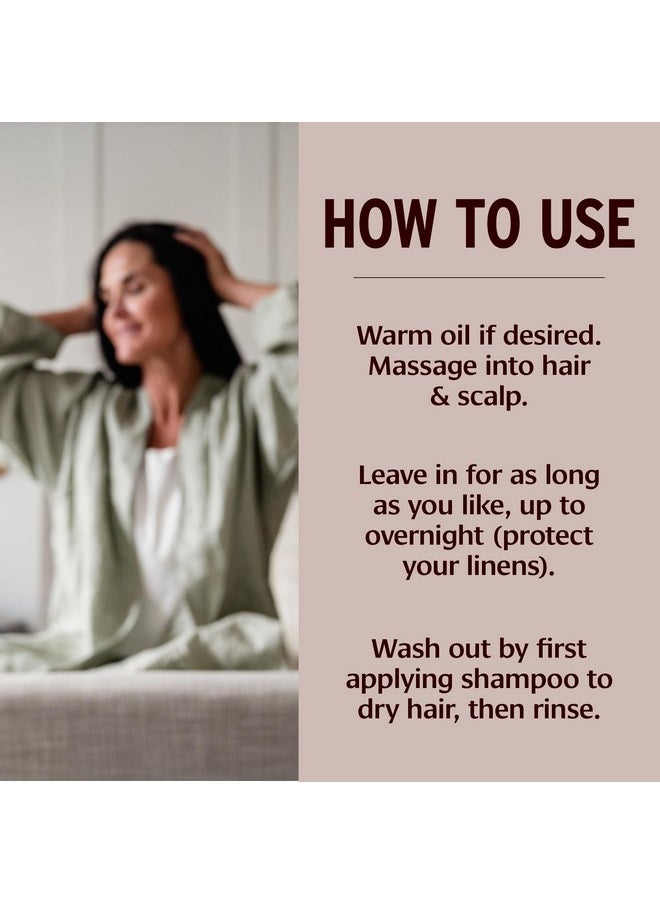 Banyan Botanicals Bhringaraj & Amla Organic Hair Oil - Ayurvedic Scalp & Hair Treatment for Thick, Lustrous Locks - All Hair Types - 2 oz. - Non-GMO, Sustainably Sourced