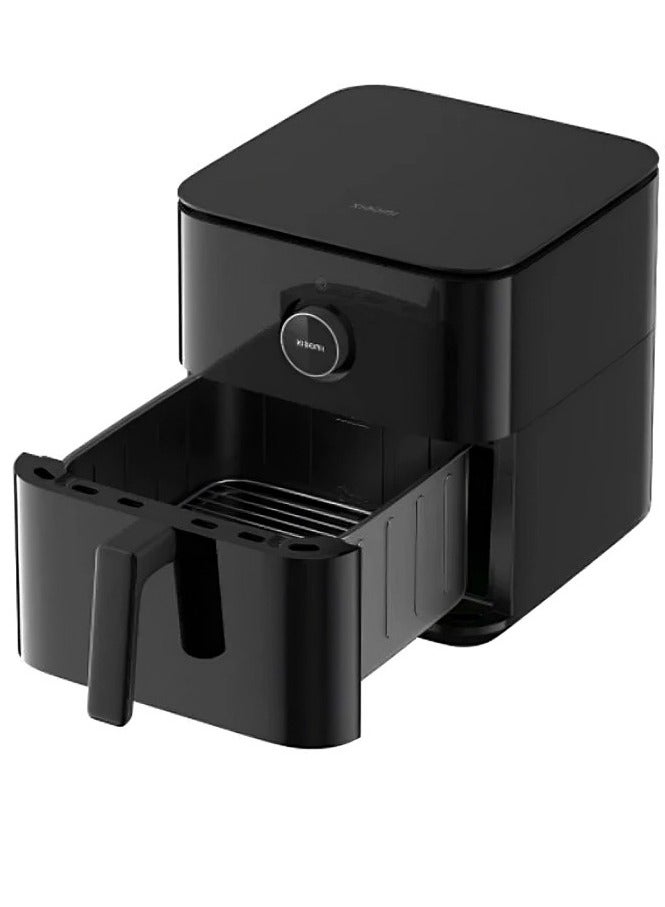Mi Smart Air Fryer 6.5L, 100 Recipes OLED Display Adjustable Temperature 40°C - 220°C Even Cooking 360° Global version 6.5 L 1800 W MAF10 Black
