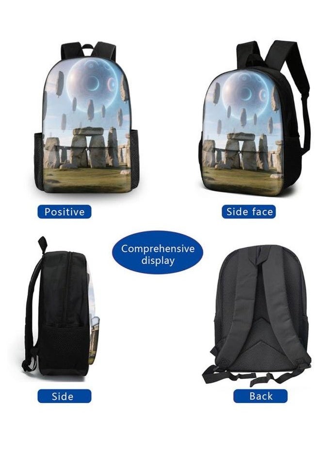 New universal cartoon new three-piece schoolbag (students, children) - 630