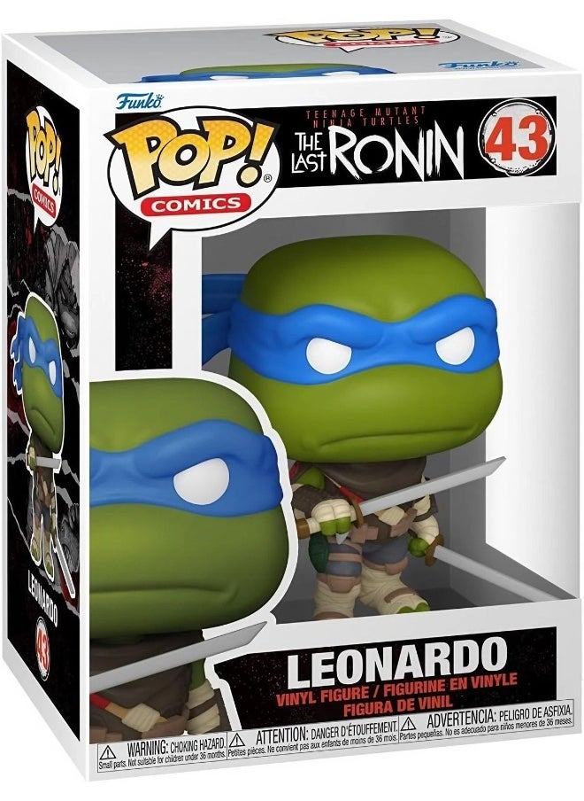 Funko POP! Comics Teenage Mutant Ninja Turtles: The Last Ronin Leonardo Vinyl Figure (9.3 cm)