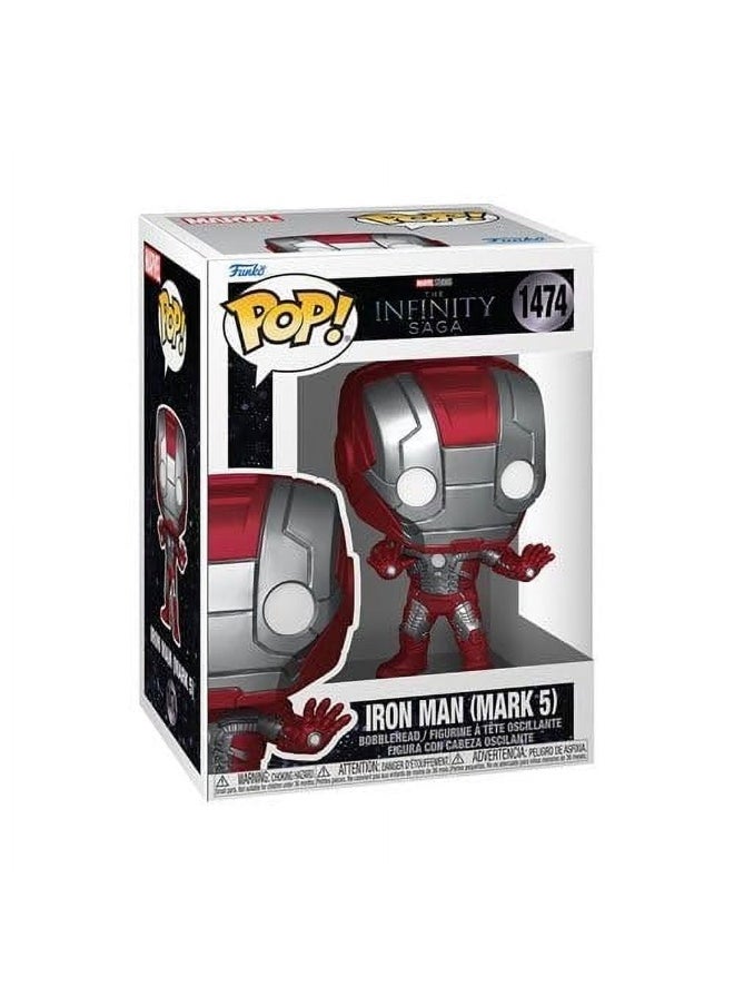Funko POP! Marvel The Infinity Saga Iron Man (Mark 5) Vinyl Bobblehead (9.91 cm)