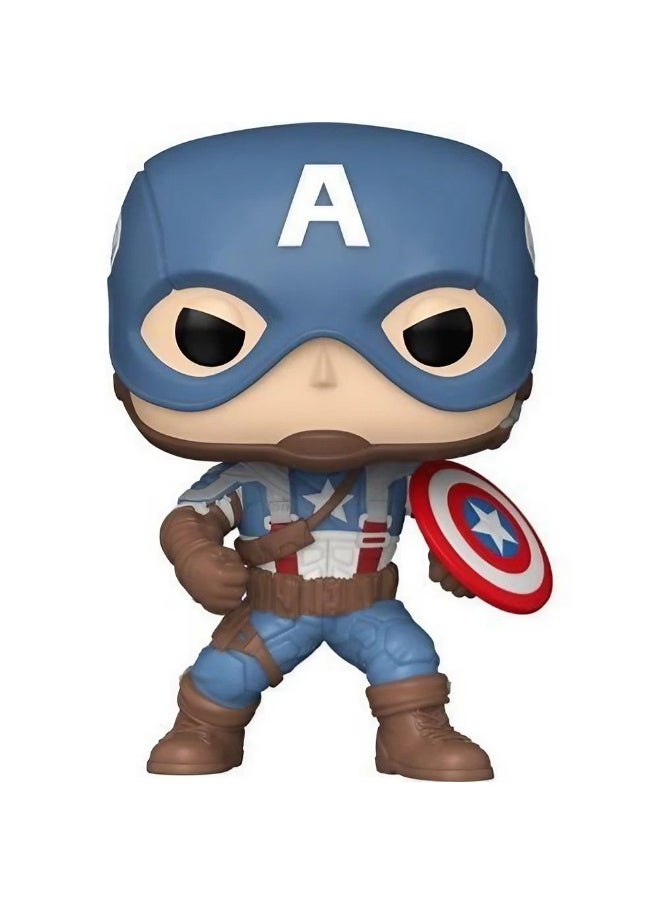 Funko POP! Marvel The Infinity Saga Captain America with Helmet (The First Avenger) Vinyl Bobblehead (9.5 cm)