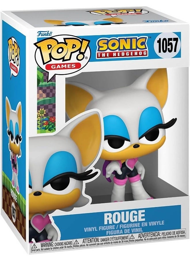 Funko POP! Games Sonic the Hedgehog Rouge Vinyl Figure (10.4 cm)