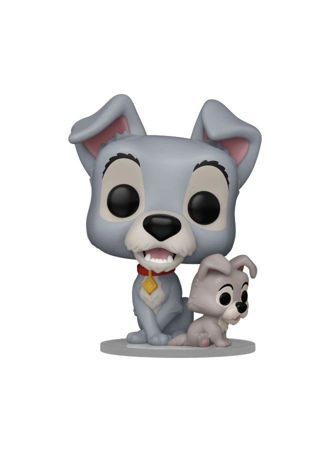 Funko POP! Disney Lady and the Tramp Tramp with Puppy 70th Anniversary Vinyl Figure (10.5 cm)