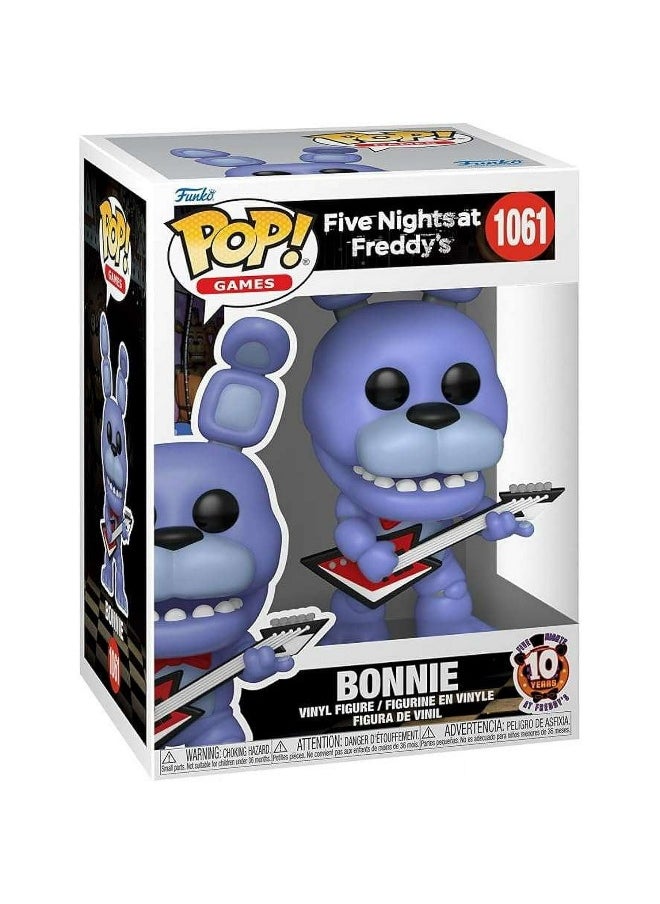 Funko POP! Games Five Nights at Freddy's Bonnie with Guitar 10th Anniversary Vinyl Figure (14 cm)