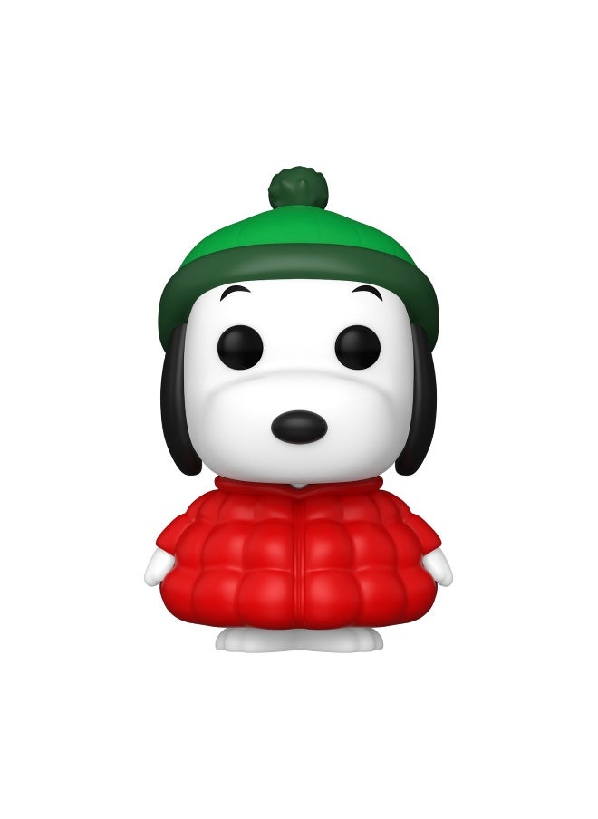 Funko POP! Television Peanuts Snoopy in Puffer Jacket Chase Vinyl Figure (Assorted, 9.8 cm)