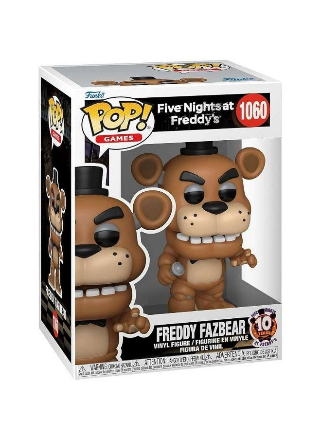 Funko POP! Games Five Nights at Freddy's Freddy Fazbear 10th Anniversary Vinyl Figure (11 cm)