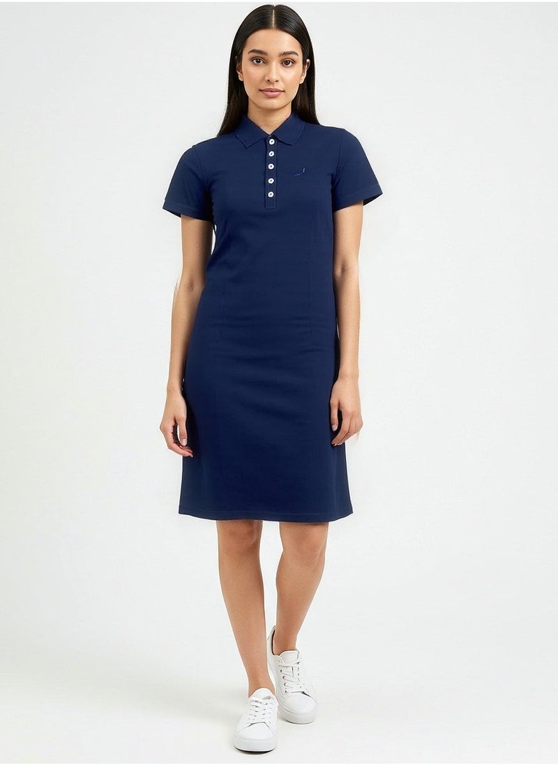 Navy Polo Dress