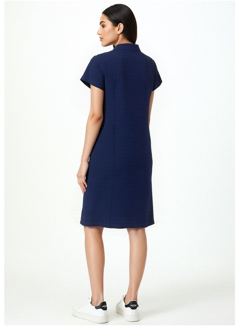 Navy Polo Dress