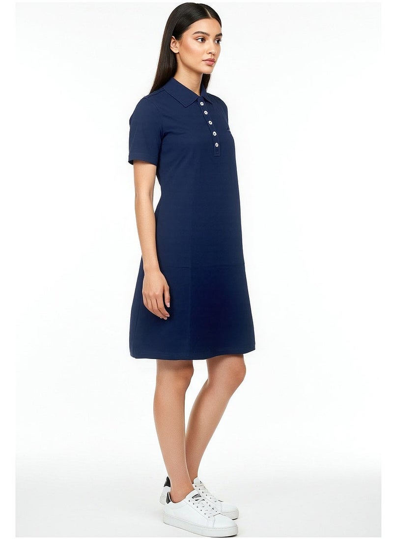 Navy Polo Dress