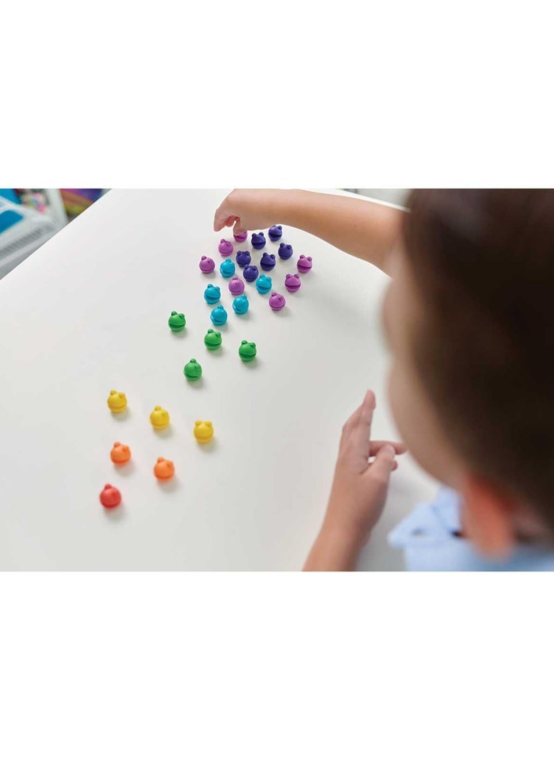 Number blocks Number blob Counting Set, Educational Math Manipulatives, Numbers for Toddlers, Preschool Learning Toys, Ages 3+