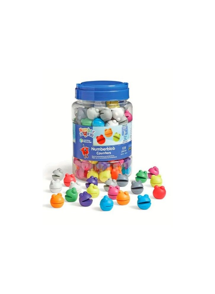 Number blocks Number blob Counting Set, Educational Math Manipulatives, Numbers for Toddlers, Preschool Learning Toys, Ages 3+
