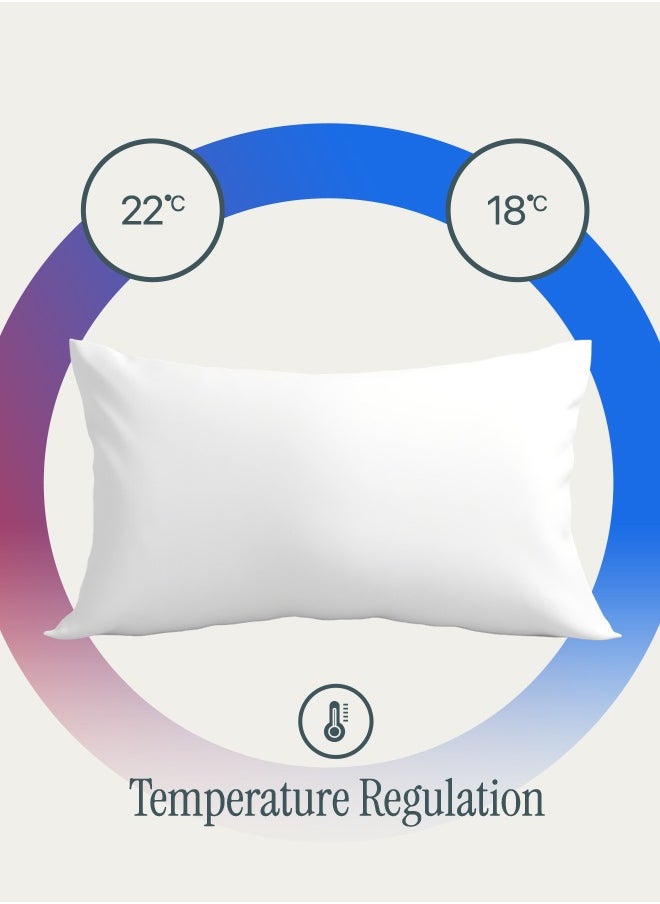 Premium Pillow Set (2-Pack, 75x50 cm) – Adaptive Support for Neck & Spine, Ultra-Soft & Breathable, Ergonomic Design for All Sleepers, Plush & Cloud-Like Comfort, Pressure-Relieving, Hypoallergenic & Perfect for Restful Sleep
