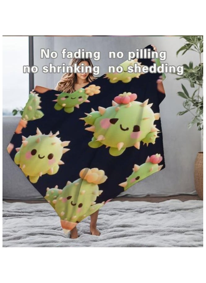 Children's or student cartoon flannel thin blanket (warm and comfortable, suitable for sleep, games) 100cm*150cm - 786