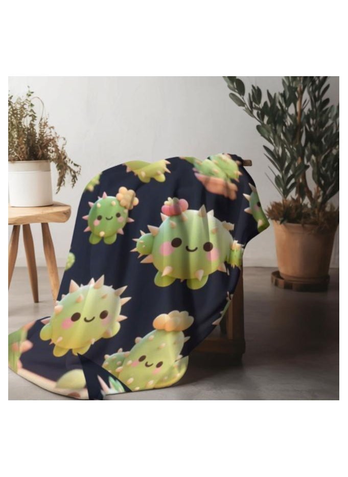 Children's or student cartoon flannel thin blanket (warm and comfortable, suitable for sleep, games) 100cm*150cm - 786