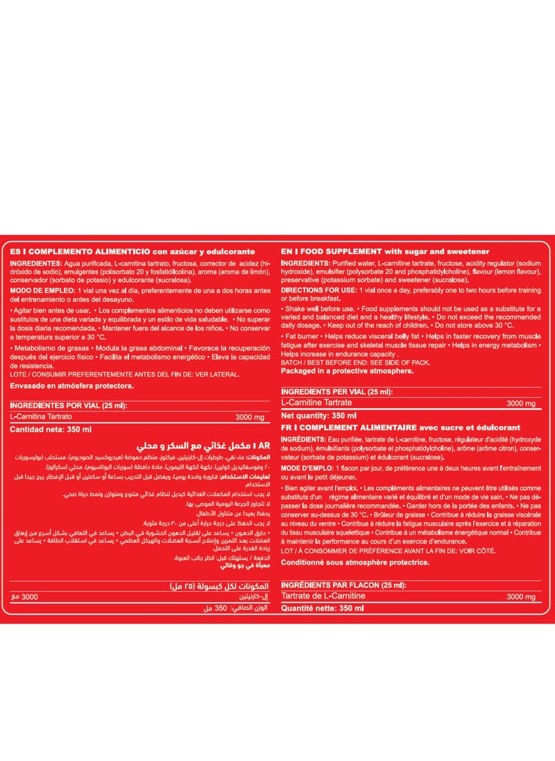 Marnys Carnitin 3000 mg - Fat Burner - Weight Loss Support -  Muscle Recovery - Boosts Physical Performance & Metabolism - Enhanced Absorption - liposomal liquid Prolonged Effect -14 Drinkable Vials