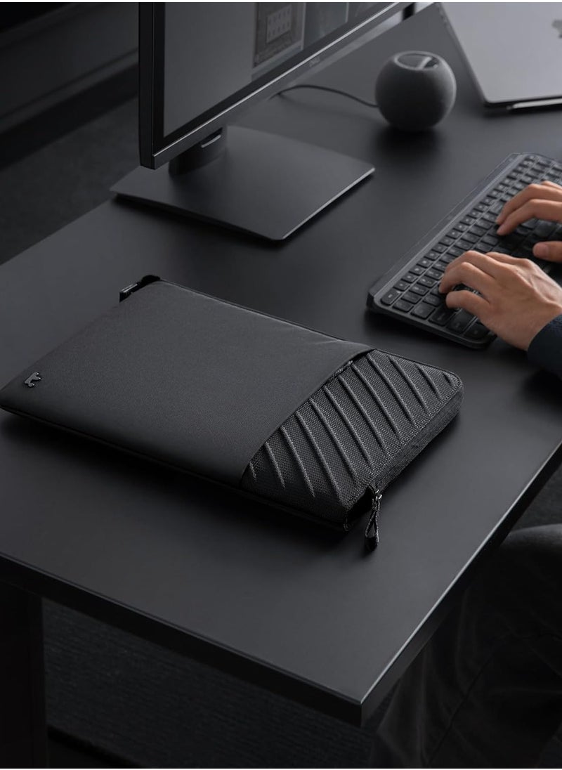 Voyage-A10 Slim Laptop Sleeve for 14-inch New MacBook Pro M4/M3/M2/M1 Pro/Max A3112 A3401 A3185 A2992 A2918 A2779 2024-2021, Water-Resistant MacBook Case Bag Cover with Minimalist Design