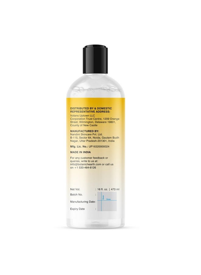 Botanic Hearth Bi-Phasic Micellar Water 16 fl oz - Gently Cleanses, Makeup Remover with Dual-Phase Formula, Suitable for All Skin Types