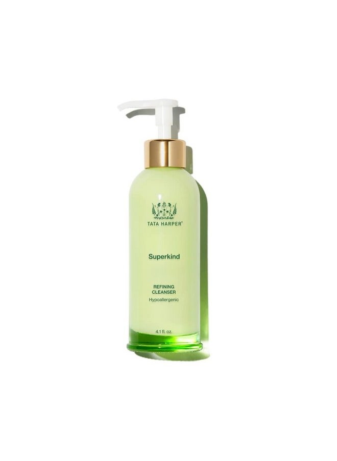 Tata Harper Superkind Refining Cleanser for Sensitized & Reactive Skin, 100% Natural, Made Fresh in Vermont, 125ml