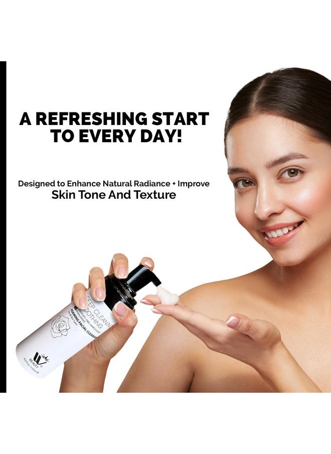 WBM Foaming Facial Cleanser | Makeup Remover and Daily Face Wash for All Skin | 4.2 Fluid Ounce