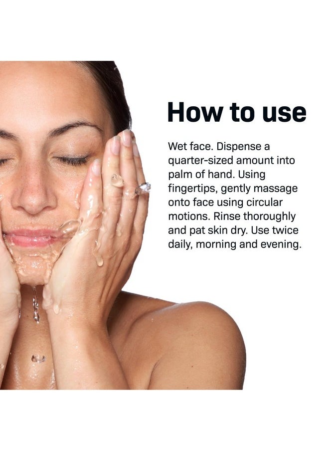 Revision Skincare Gentle Cleansing Lotion, Soothing Facial Cleanser for Sensitive Skin, Fragrance Free, 3.4 fl oz