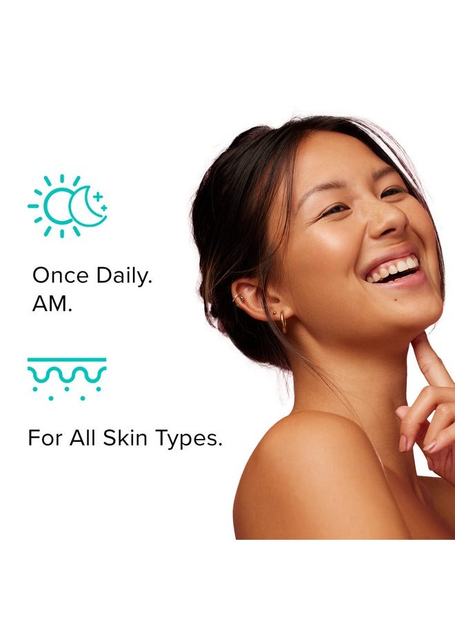 ClarityRx C-Results Vitamin C Facial Cleanser, Natural Plant-Based Brightening Face Wash with Lactic Acid (1 fl oz)