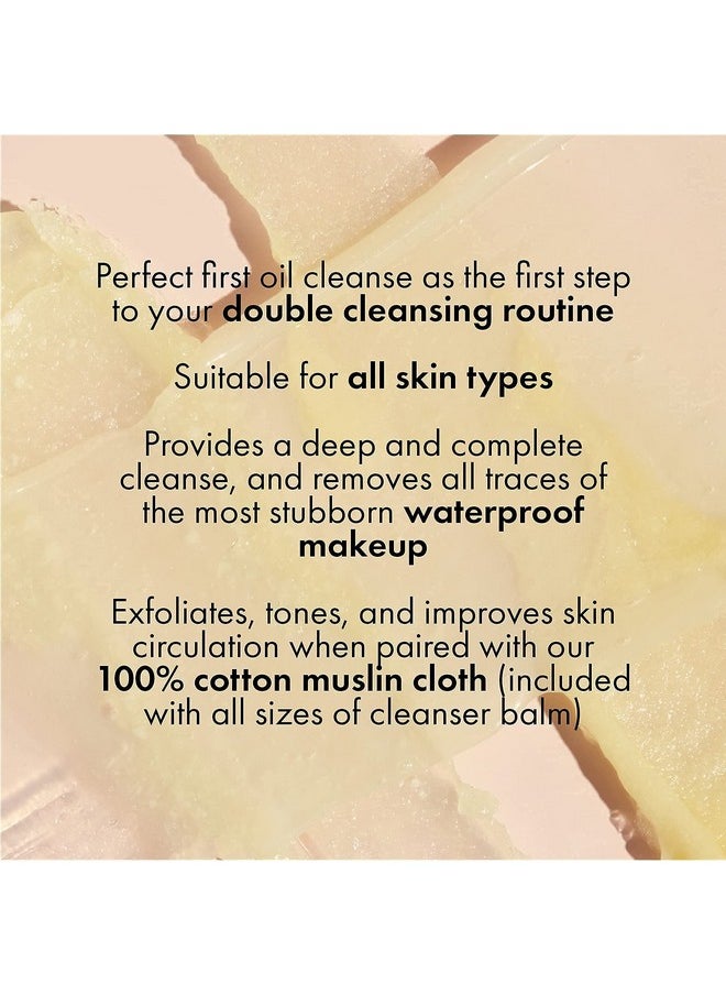 EVE LOM The Original Balm Cleanser - Facial Cleansing Balm - 5-in-1 Facial Cleanser & Muslin Cloth - Deep Cleansing & Gentle Exfoliation, Hydrating Skin Benefits, Removes Waterproof Make-Up - 20 ml