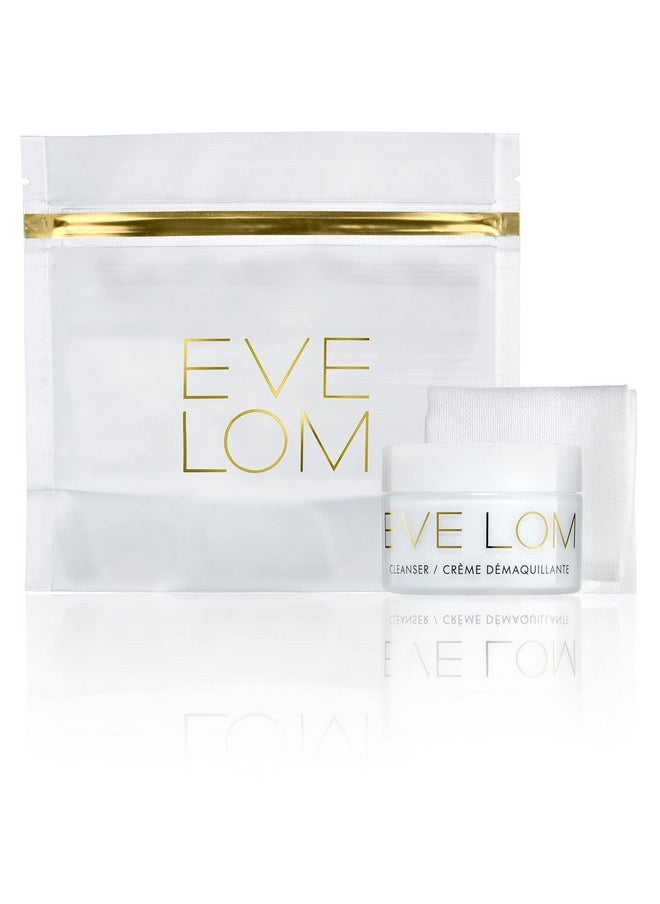EVE LOM The Original Balm Cleanser - Facial Cleansing Balm - 5-in-1 Facial Cleanser & Muslin Cloth - Deep Cleansing & Gentle Exfoliation, Hydrating Skin Benefits, Removes Waterproof Make-Up - 20 ml