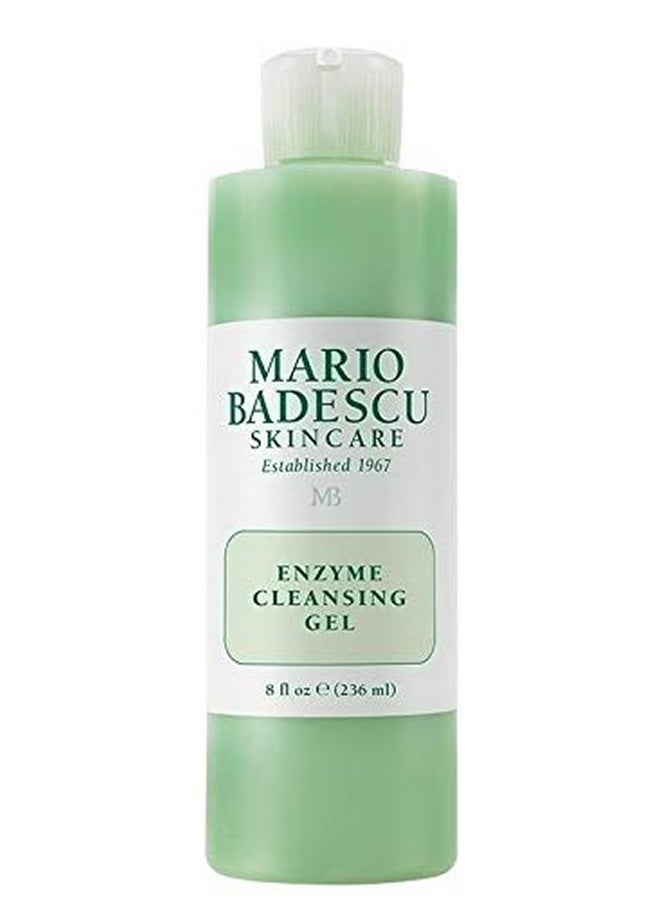 Mario Badescu MB Favorites Collection, Skin Care Gift Set Includes SPF 17 Moisturizer, Enzyme Cleansing Gel, Cucumber Cleansing Lotion, Hand Cream, Body Lotion, Cosmetic Bag & Compact Mirror