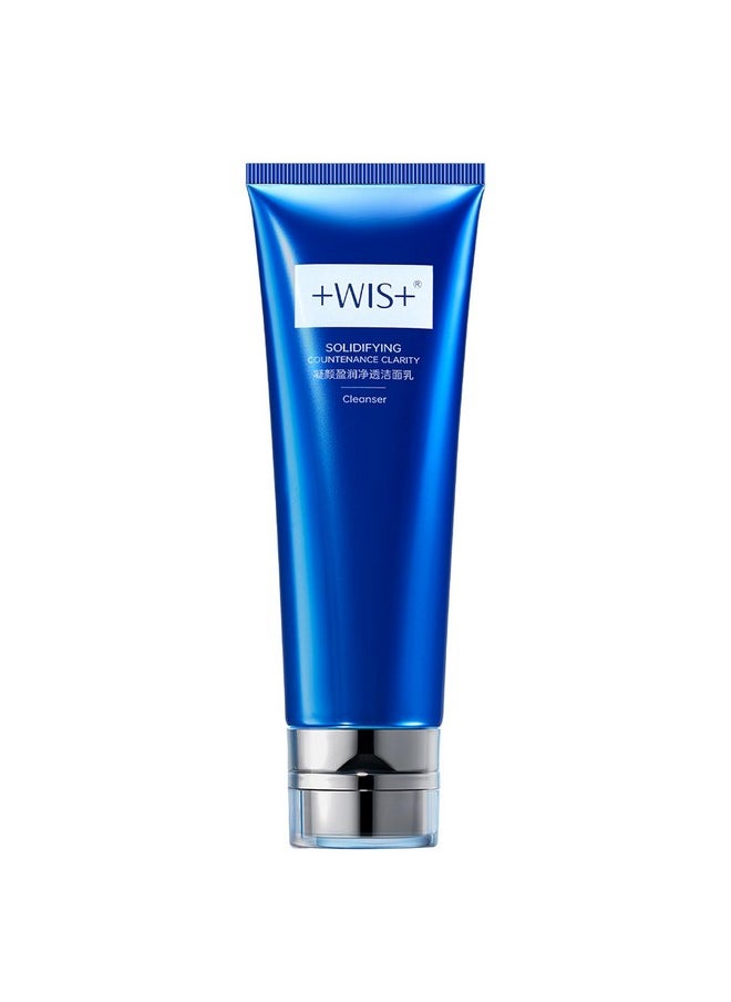 +WIS+ Gentle Face Wash with Skin-Friendly Amino Acids, Hydrating Facial Cleanser With Hyaluronic Acid, Daily Facial Cleansing Wash For Dry Skin To Normal Skin, Safe on Sensitive Skin (3.52 fl.oz)