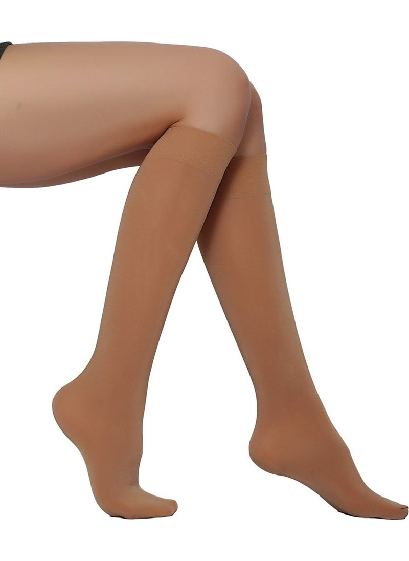 Satin 80 Knee High Socks