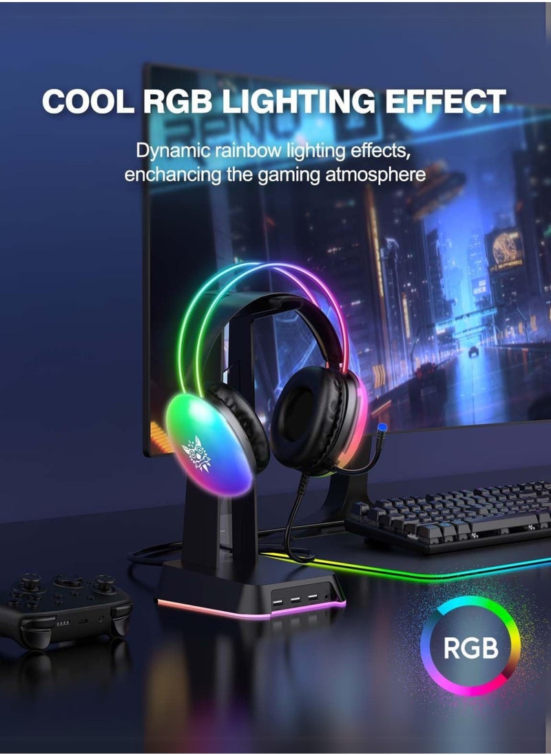 X25 Gaming Headphone Over-Ear Gaming Wired Headphones with Mic for PS4/PS5/XOne/XSeries/NSwitch/PC | Black