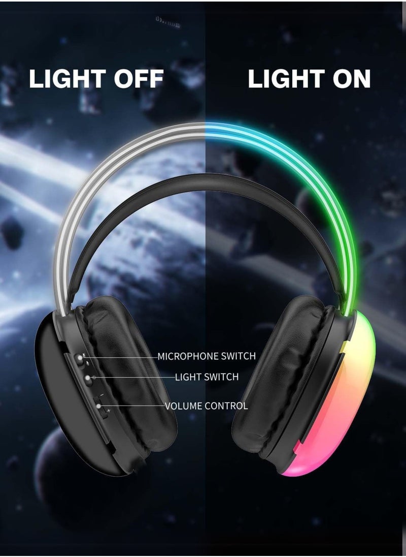 X25 Gaming Headphone Over-Ear Gaming Wired Headphones with Mic for PS4/PS5/XOne/XSeries/NSwitch/PC | Black