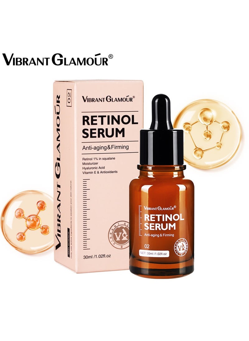Effective Anti Aging Retinol Cream and Serum Combo Face Cream Collagen Anti Aging Collagen Firming Serum Anti wrinkle Cream Skin Tightening Lifting Hydrating Cream and Serum Combo