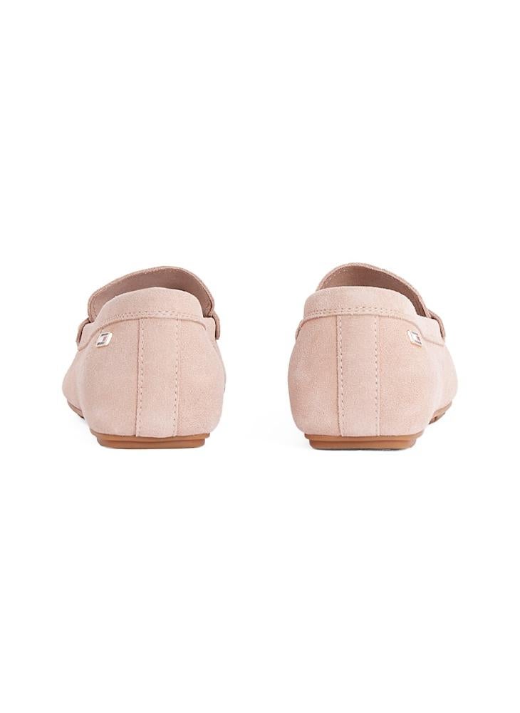 Flag Soft Suede Driver Loafers