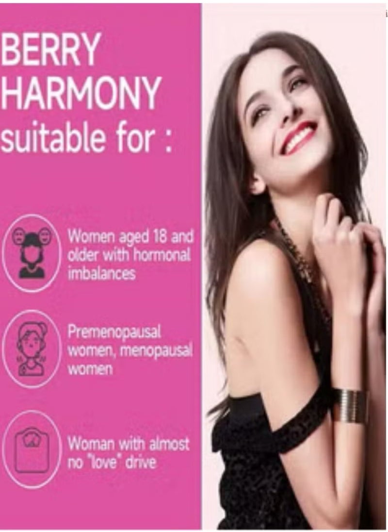 BERRY HARMONY Women Wellness Balance Female Hormones 60 Tablets