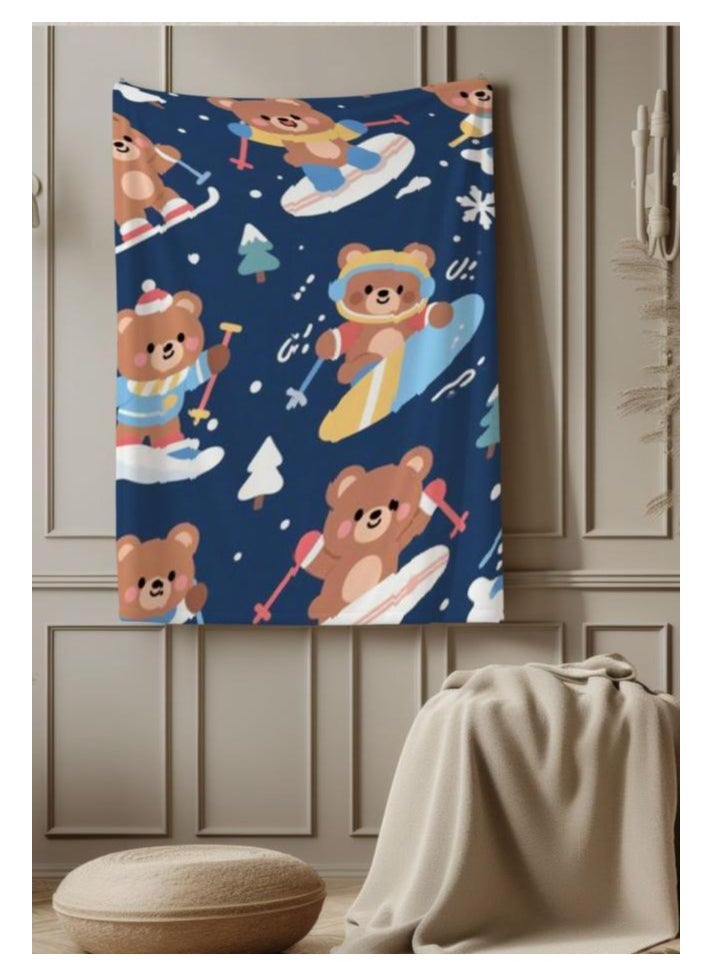 Flannel thin blanket (warm and comfortable, suitable for sleep, gaming, dust removal and sandproof) 150cm*200cm - 557