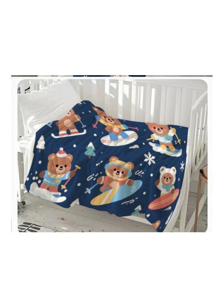 Flannel thin blanket (warm and comfortable, suitable for sleep, gaming, dust removal and sandproof) 150cm*200cm - 557