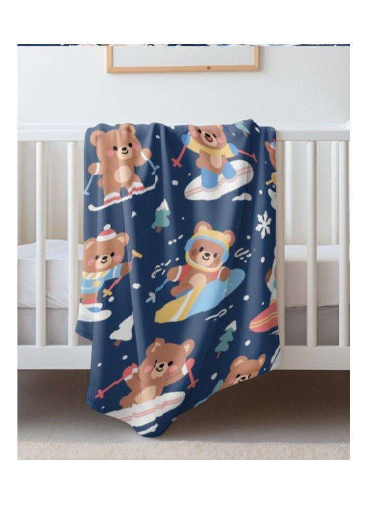 Flannel thin blanket (warm and comfortable, suitable for sleep, gaming, dust removal and sandproof) 150cm*200cm - 557