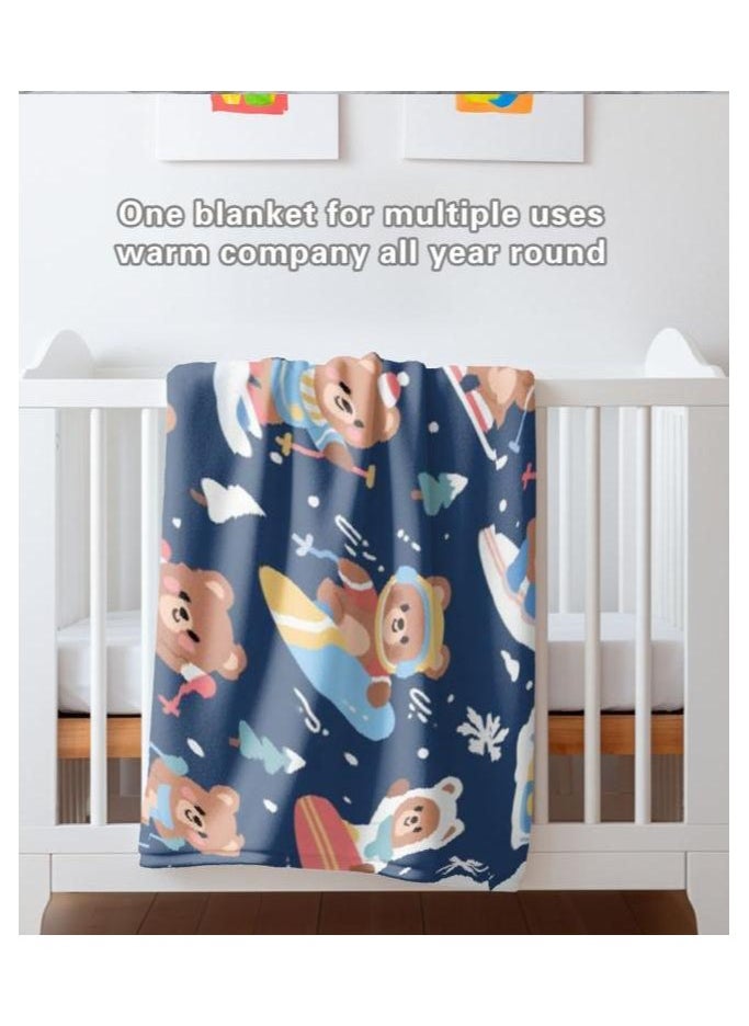 Flannel thin blanket (warm and comfortable, suitable for sleep, gaming, dust removal and sandproof) 150cm*200cm - 557