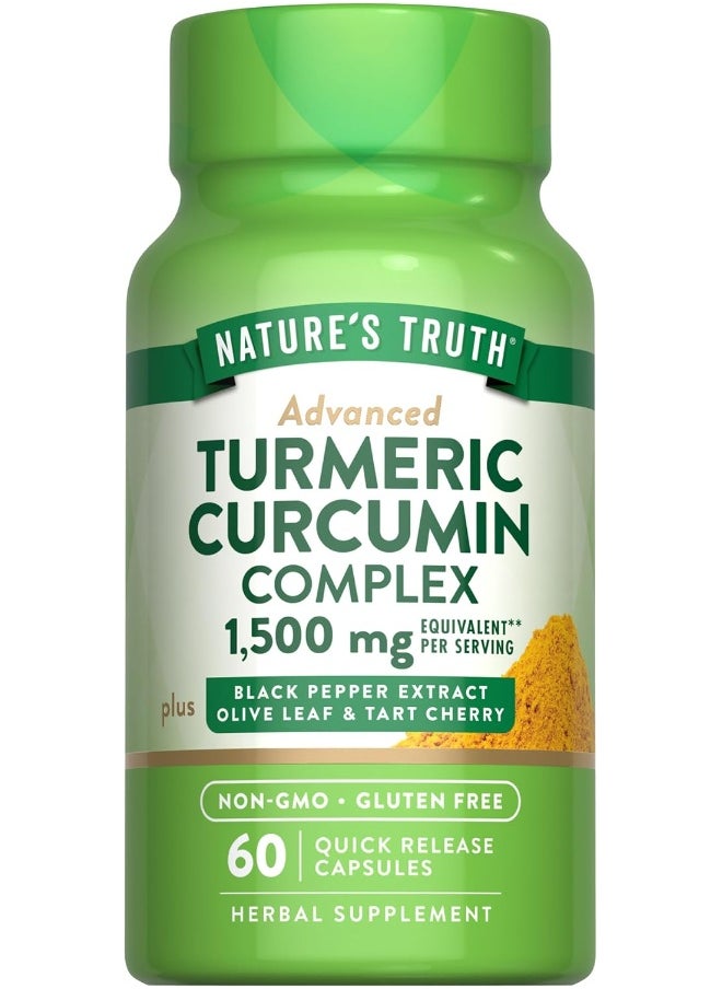 Nature's Truth Turmeric Curcumin Advanced Complex 60 Capsules